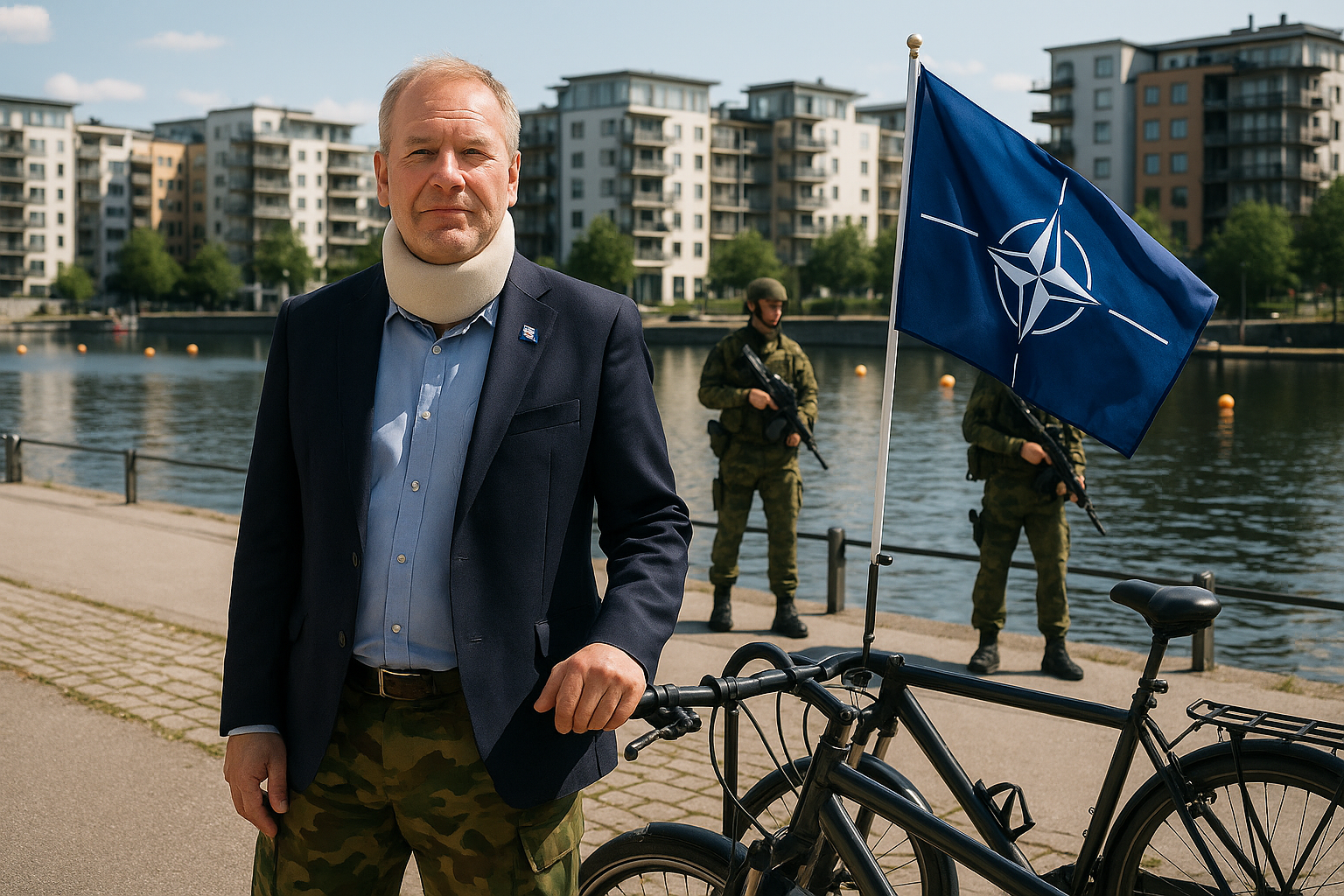 JUST NU: Bostadsrättsförening i Sjöstan har gått med i NATO