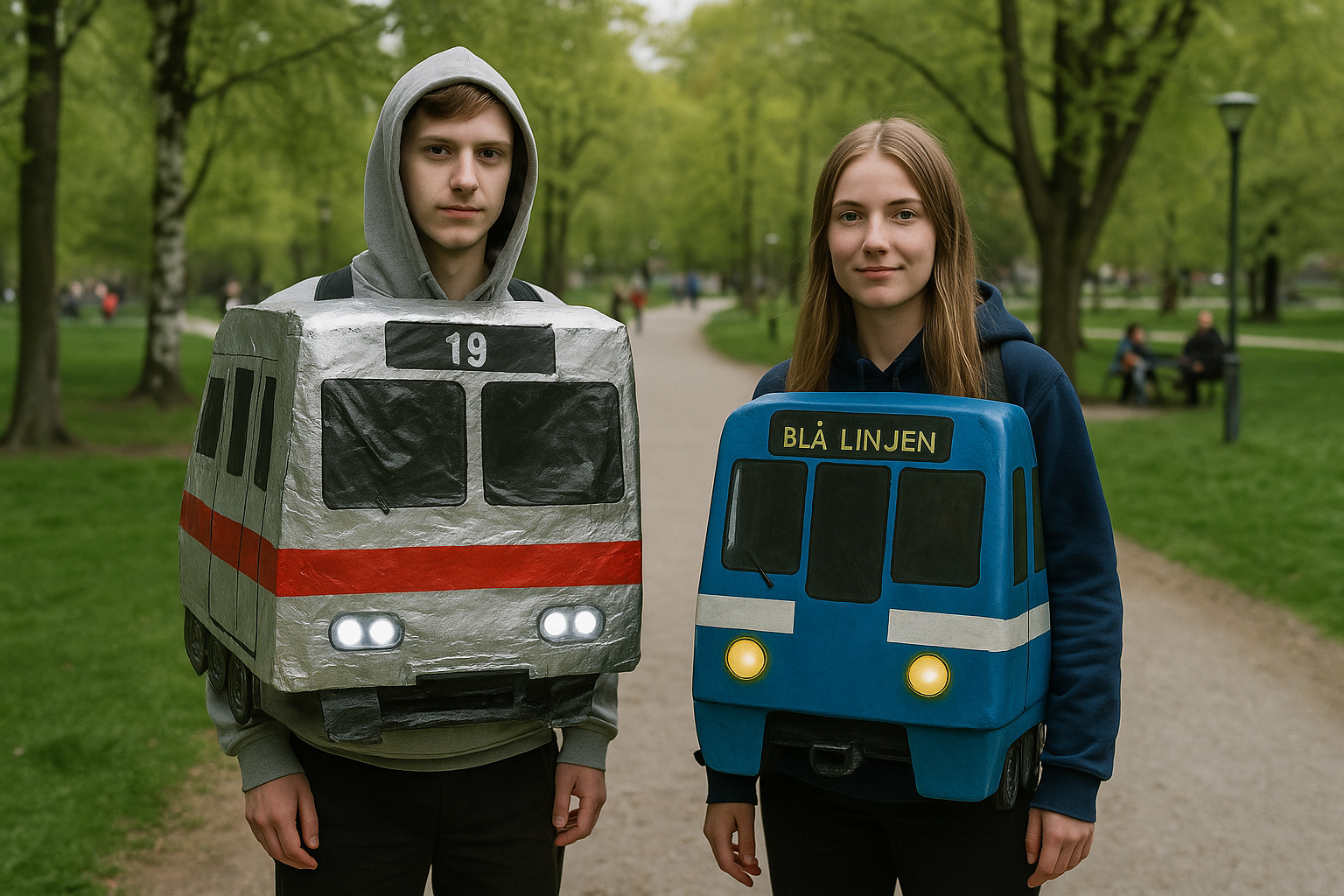 LINUS OCH AMANDA ÄR T-BANIANER: “Vi håller tidtabellen ändå blir folk arga”