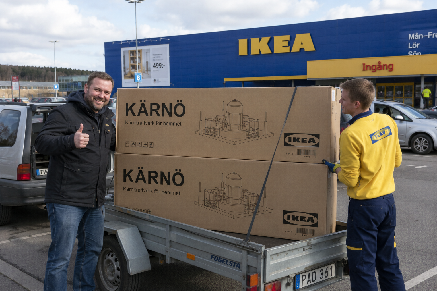 IKEA BÖRJAR SÄLJA KÄRNKRAFTVERK I PLATTA PAKET